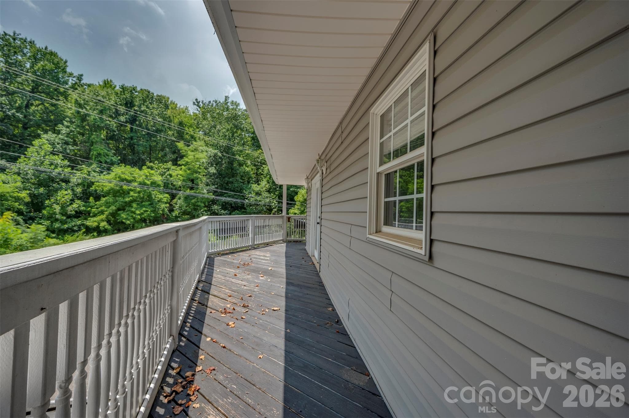 Side view on deck of apartment - 1840 Memorial Highway, Lake Lure