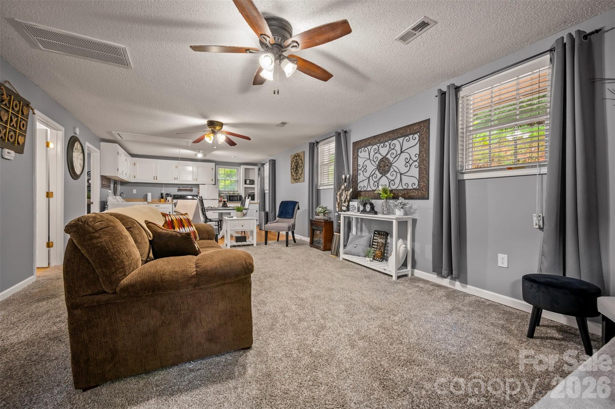 Living room area the of the apartment - 1840 Memorial Highway, Lake Lure