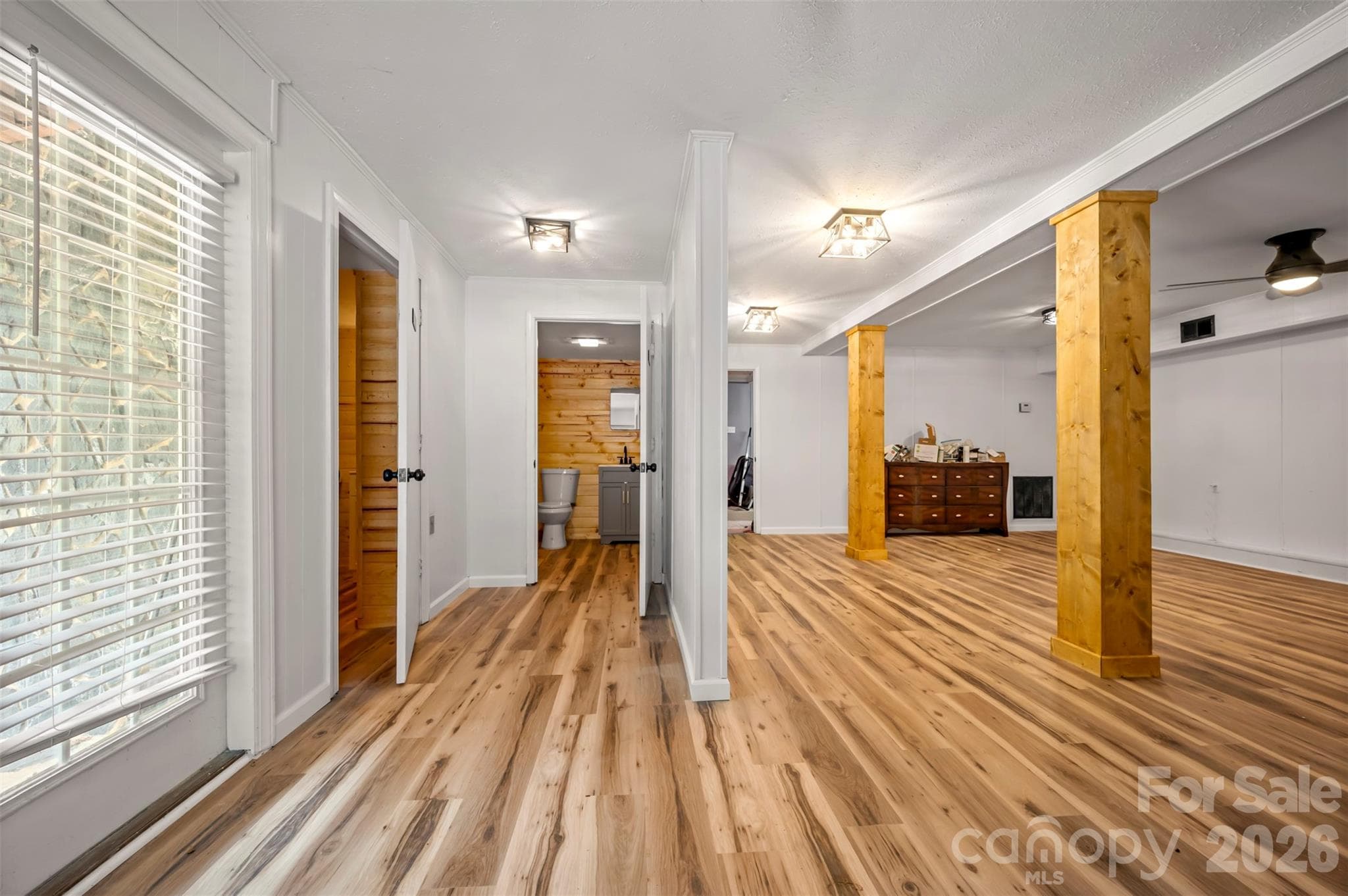 Entry view / main level of commercial side of the property - 1840 Memorial Highway, Lake Lure