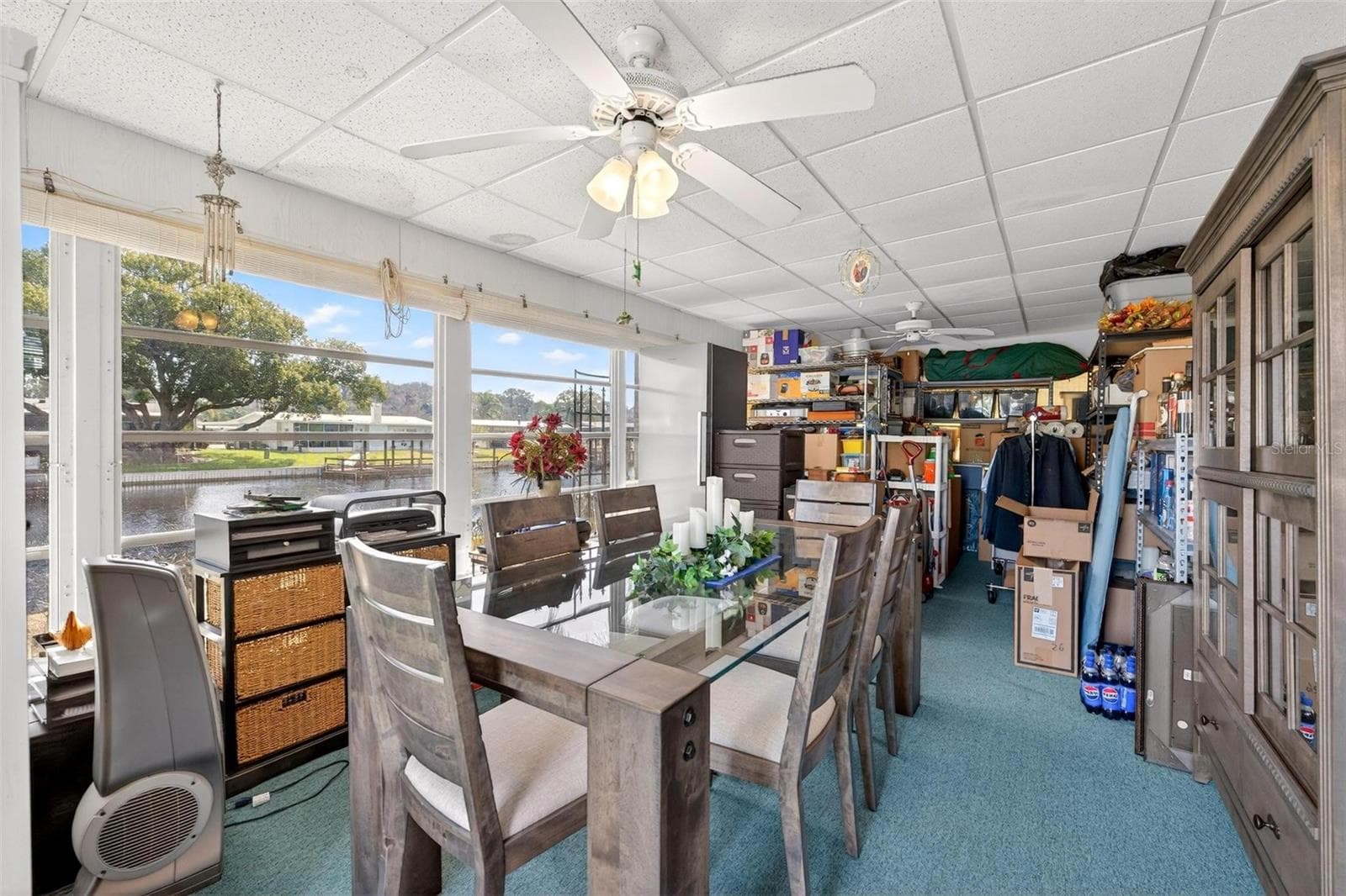Florida room with panoramic water view - 1018 SOUTHLAND DR, TAVARES
