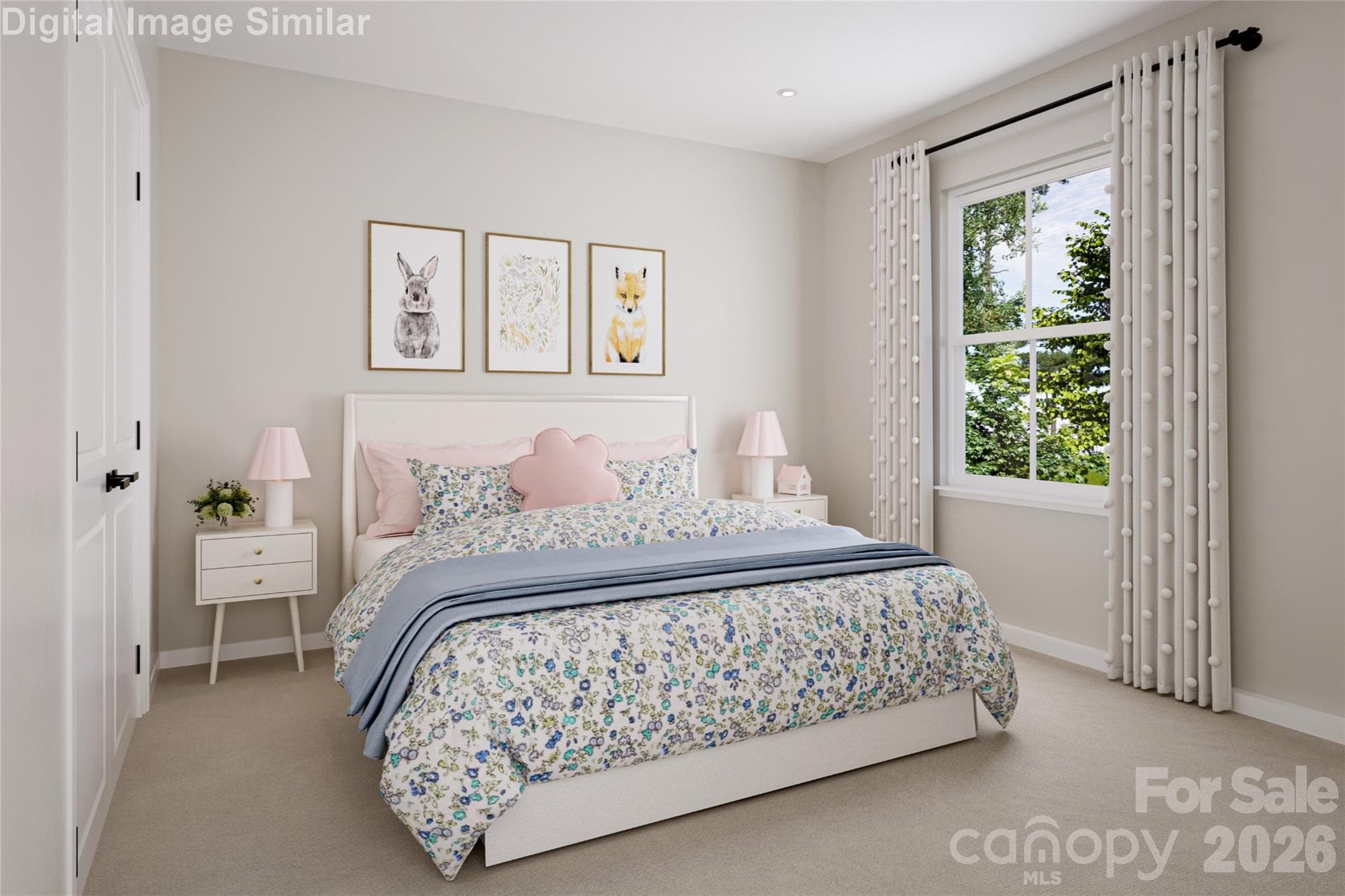 Sweet dreams await in this light-filled, cozy bedroom — a charming space that feels warm, bright, and perfectly comforting. - 4024 Kelton Way, Charlotte
