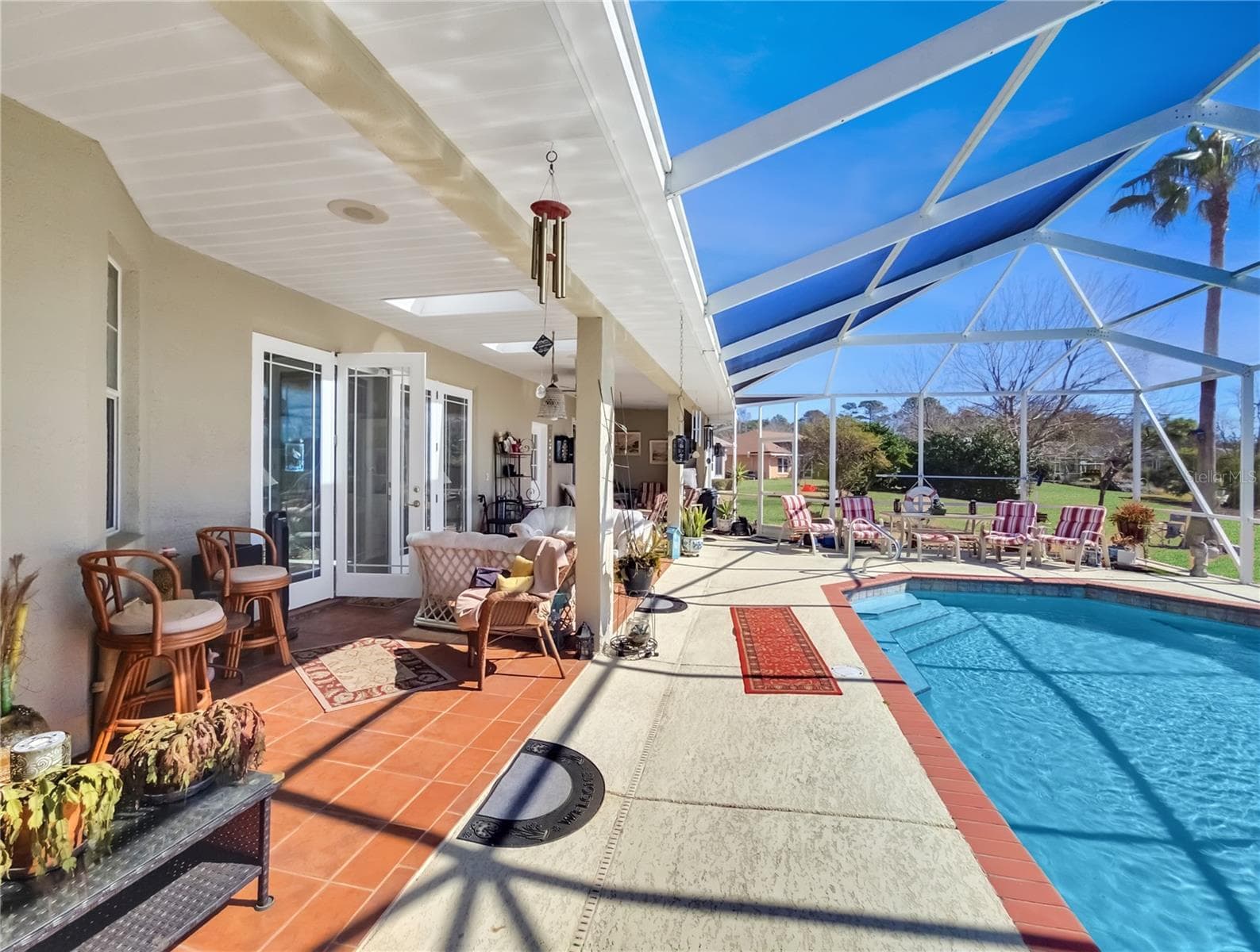 Covered Pool Deck - 77 HICKORY LOOP, OCALA