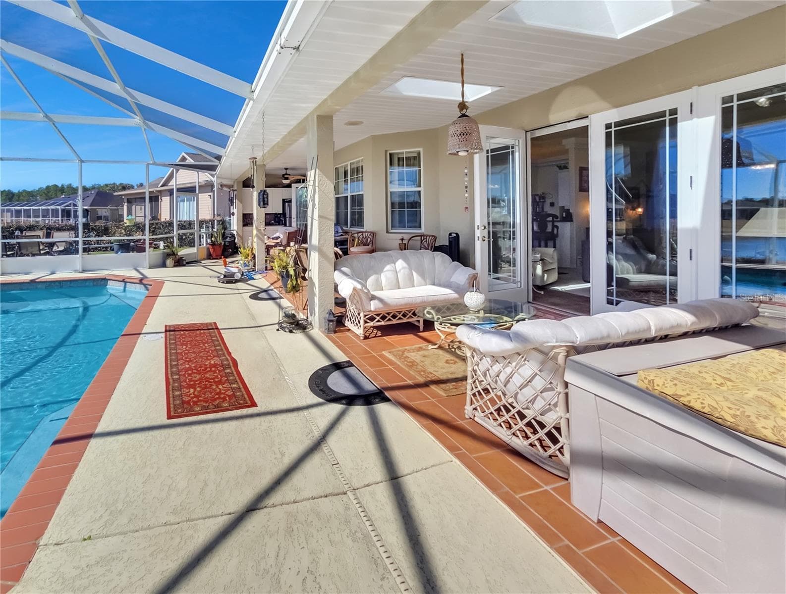 Covered Pool Deck - 77 HICKORY LOOP, OCALA