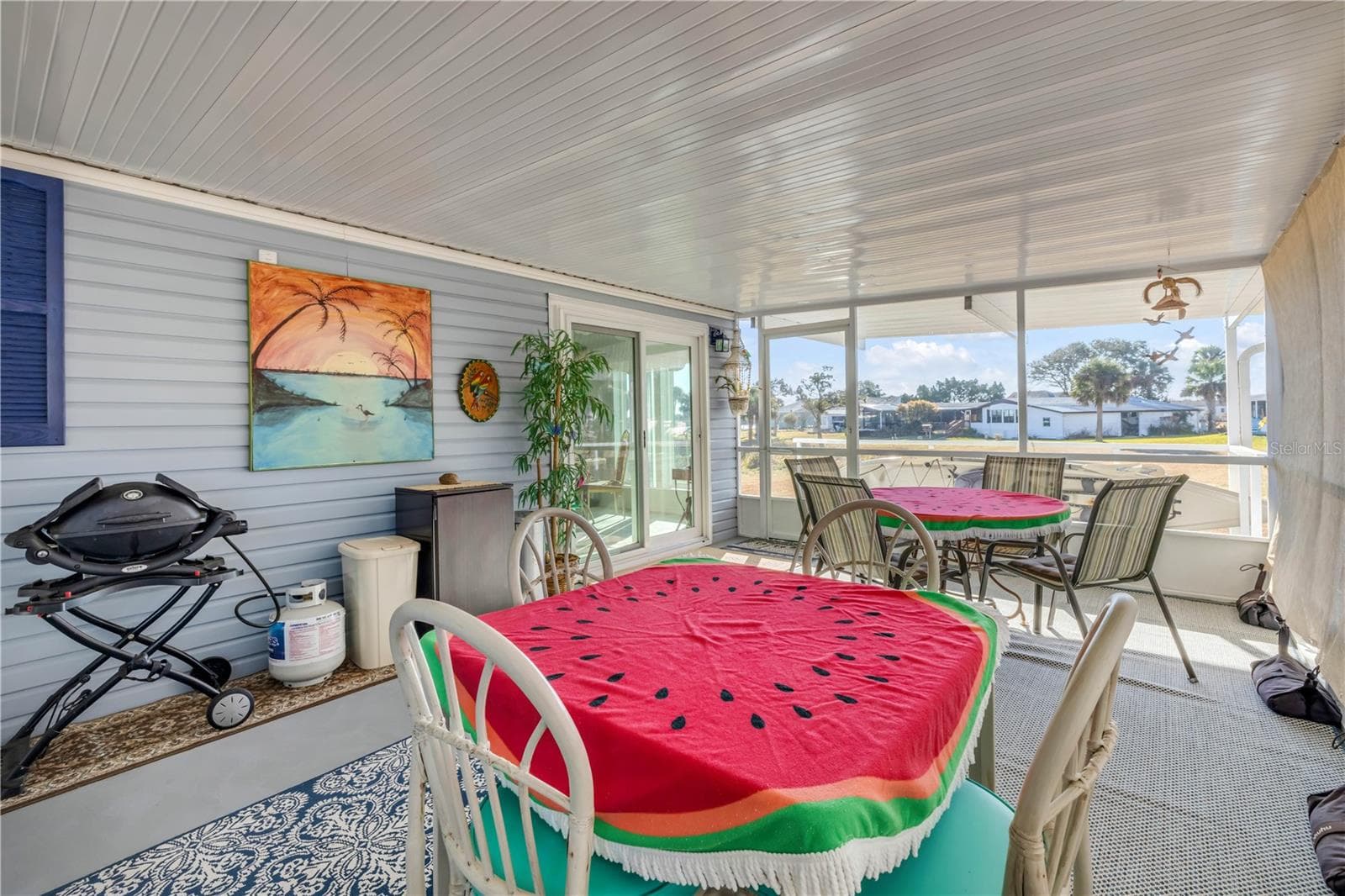 Screended Porch View - 290 NAVAJO DR, OAK HILL