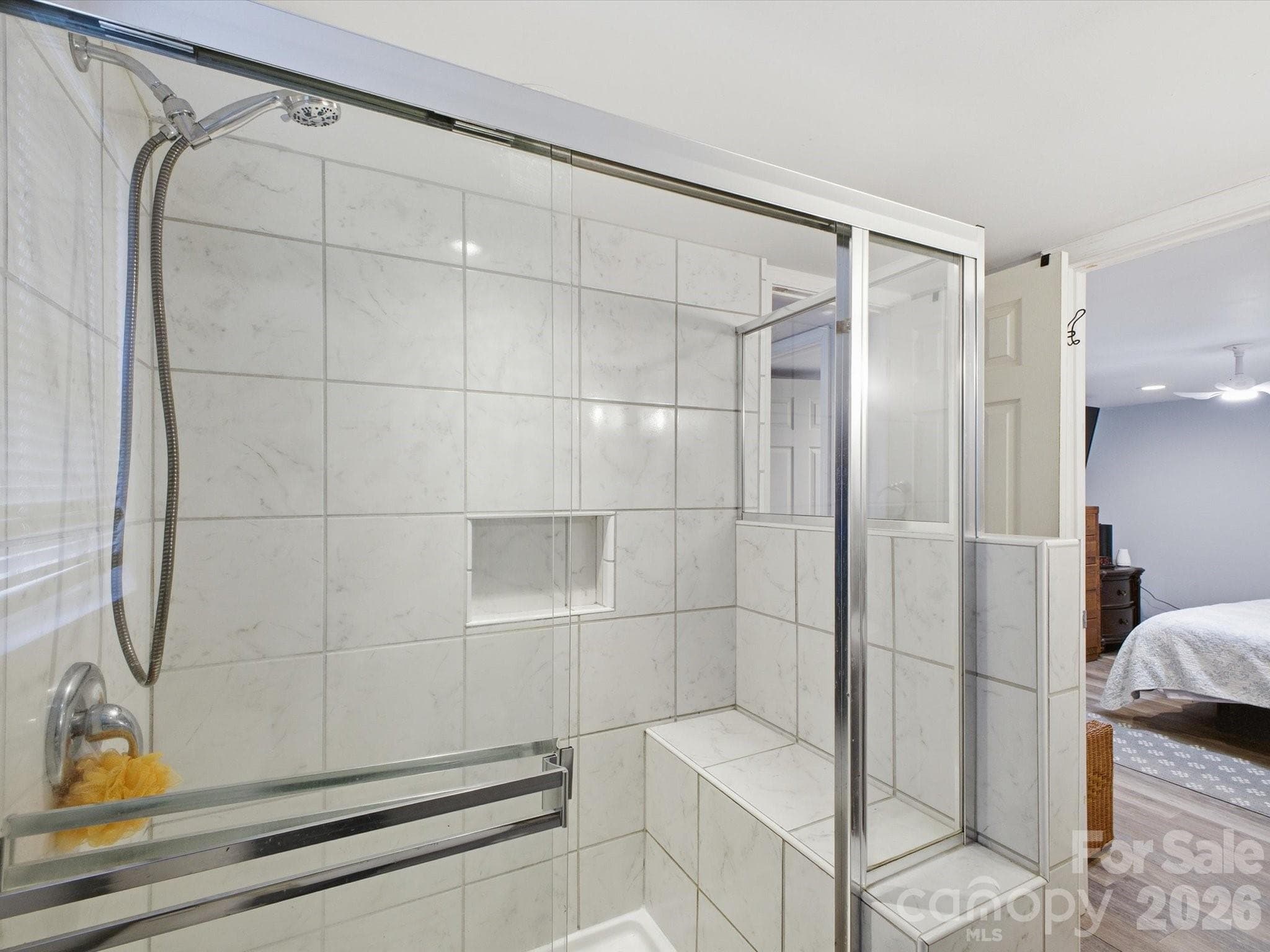 full bathroom in basement/2nd living area - 109 Elk Court, Mount Holly