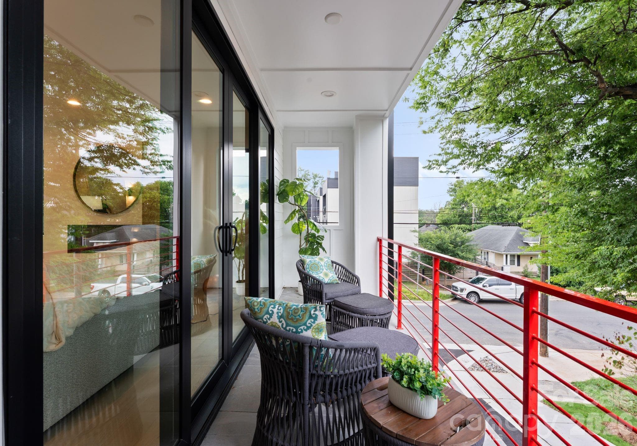 Main level balcony. - Charlotte