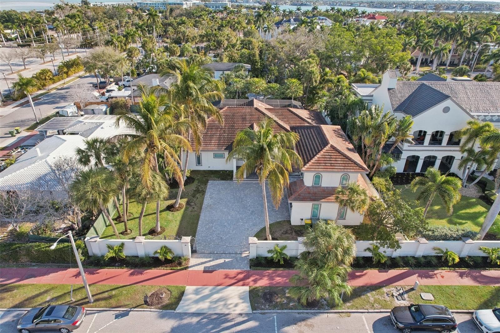 Aerial view - 125 S BLVD OF PRESIDENTS, SARASOTA