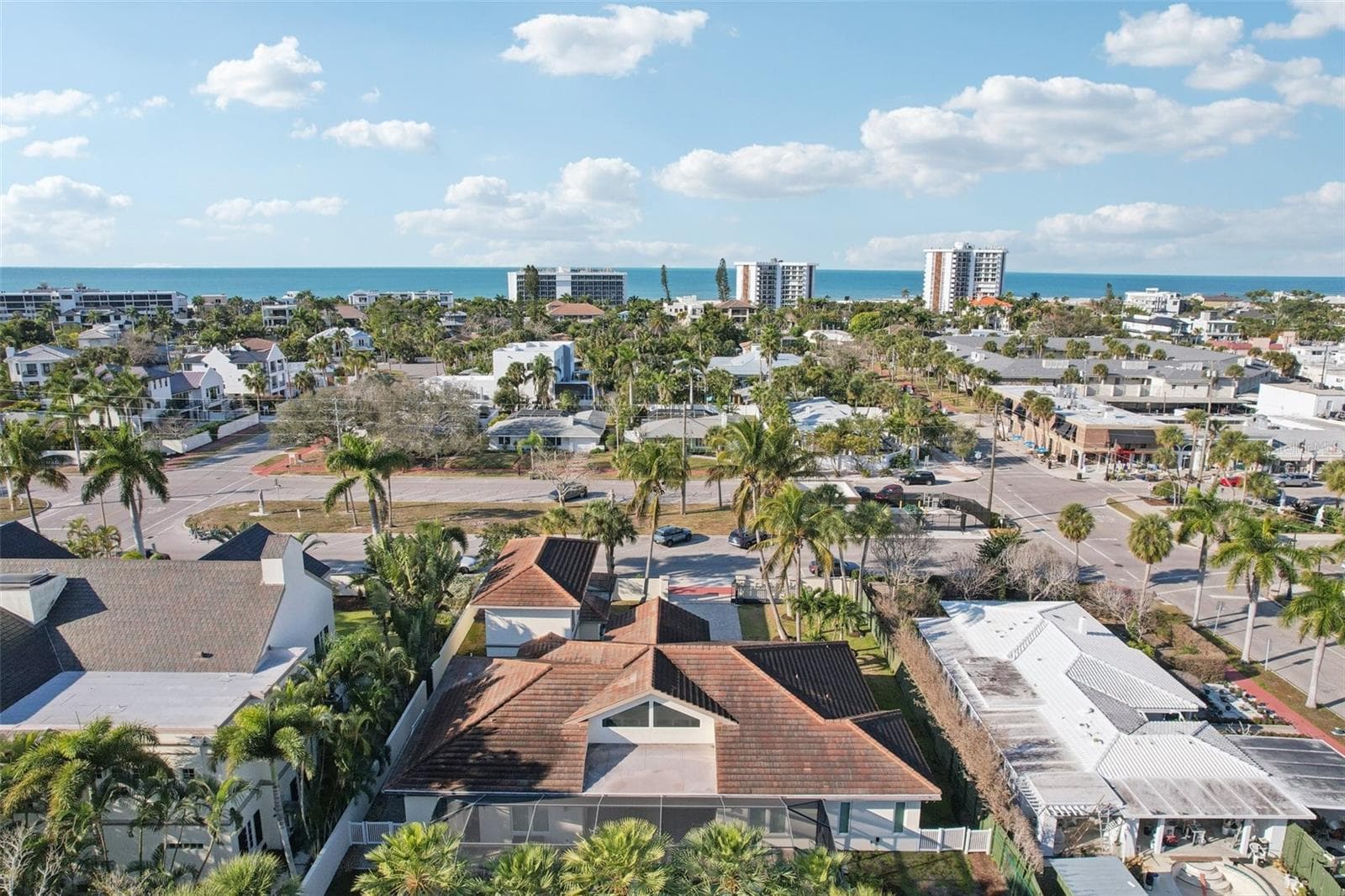 Aerial view - 125 S BLVD OF PRESIDENTS, SARASOTA
