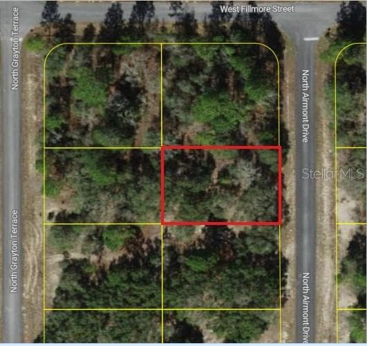 Aerial View - 6692 N AIRMONT DR, DUNNELLON
