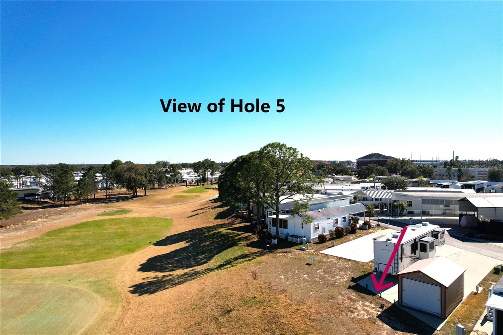 Beautiful view of hole 5 - 328 ST GEORGE DR, DAVENPORT