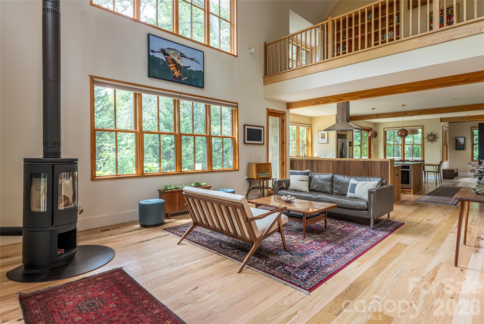 Sky high windows yet such a welcoming space - 7 Bee Balm Way, Asheville
