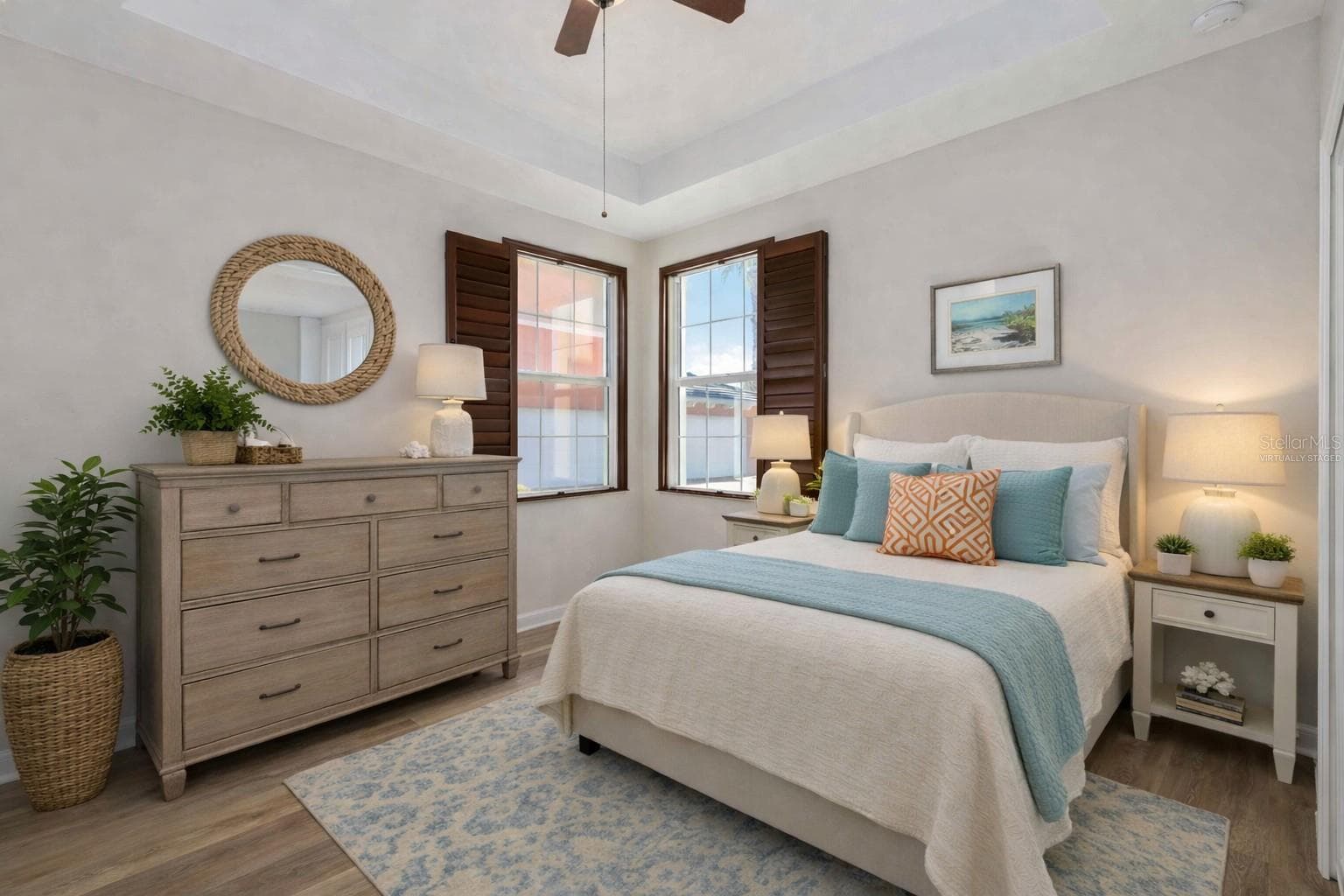 Guest Bedroom 1, Virtually Staged - 1264 RIVERSCAPE ST #B, BRADENTON