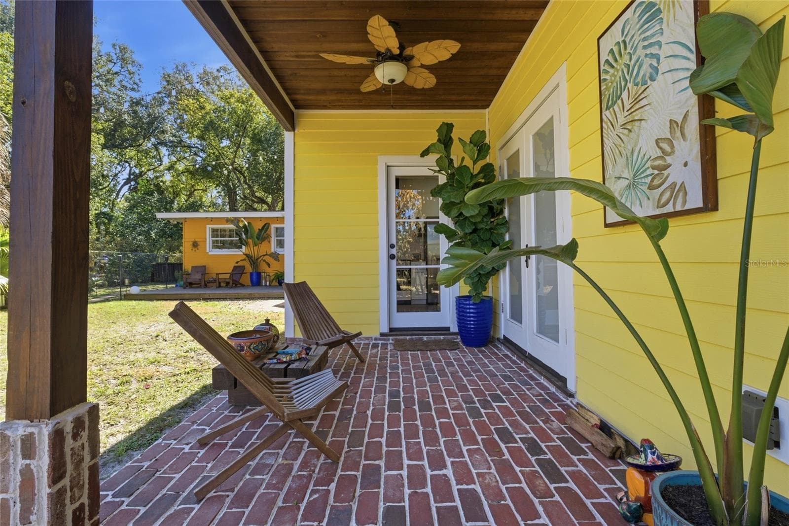 Guest House - Private patio off of kitchen and Bedroom #2 - 1927 ELAND AVE, WINTER PARK