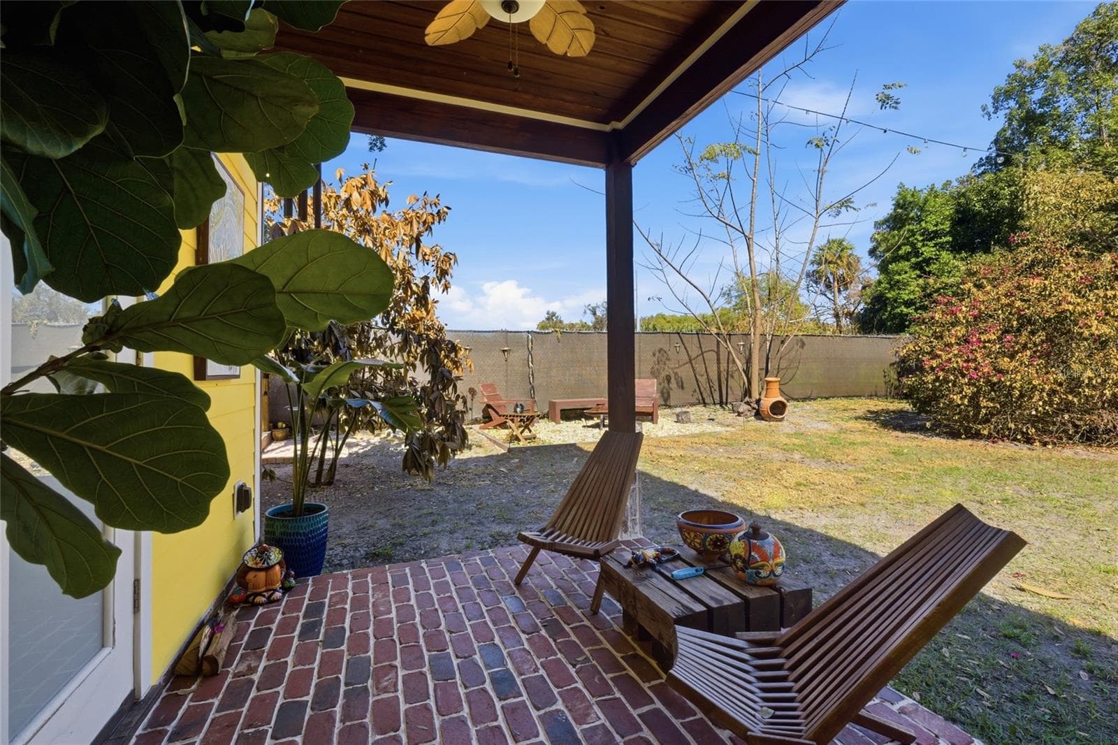 Guest House - Private patio off of kitchen and Bedroom #2 - 1927 ELAND AVE, WINTER PARK