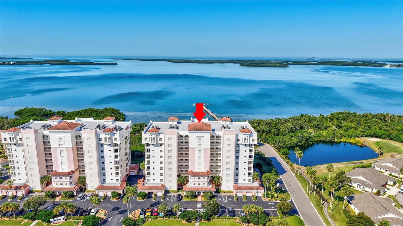Aerial Front - 2925 TERRA CEIA BAY BLVD #2703, PALMETTO