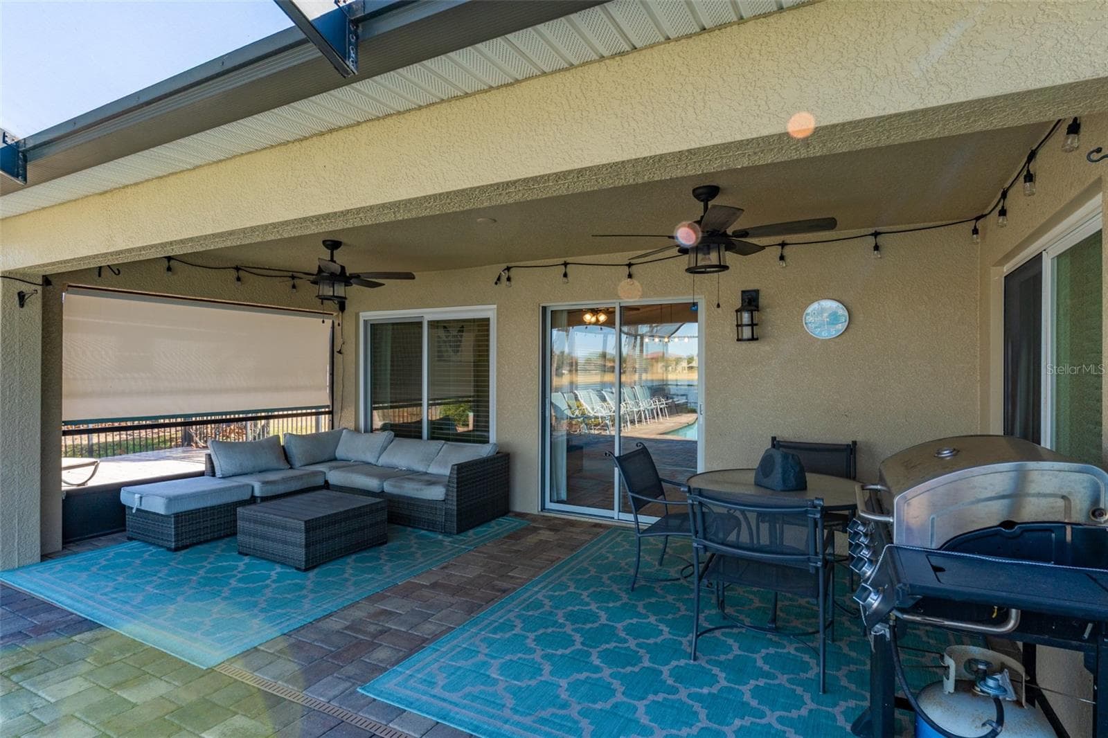 Covered lanai - 5431 SANDY SHELL DR, APOLLO BEACH