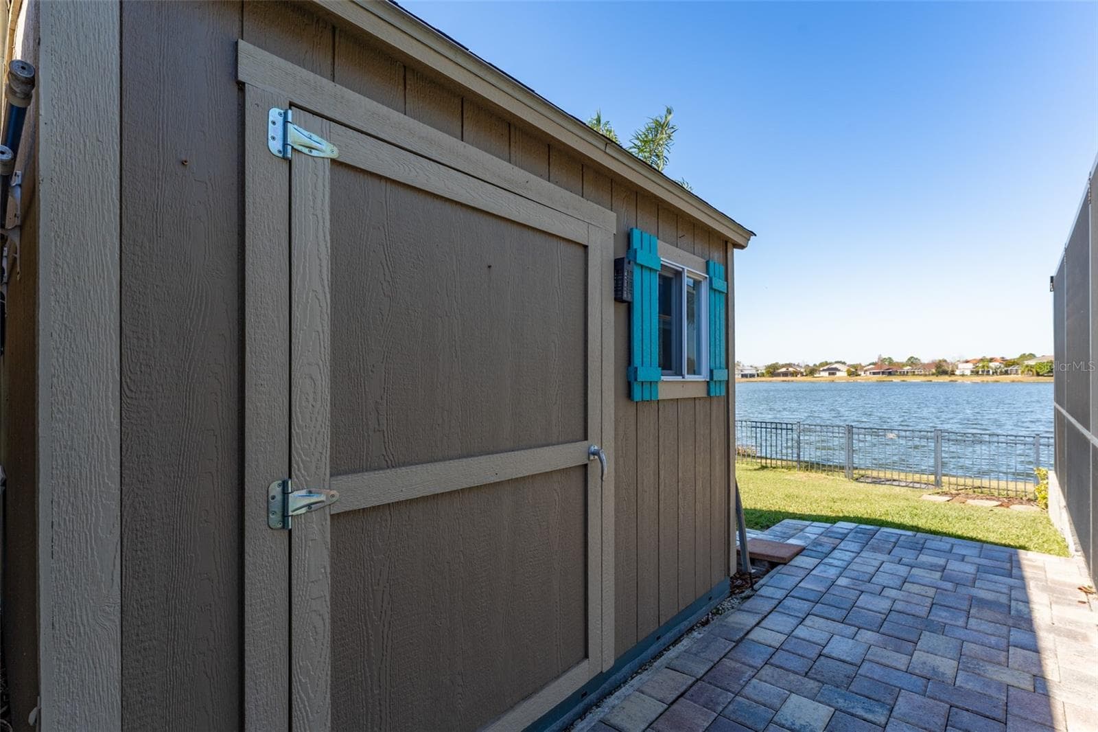 10x10 SHED WITH ELECTRIC - 5431 SANDY SHELL DR, APOLLO BEACH