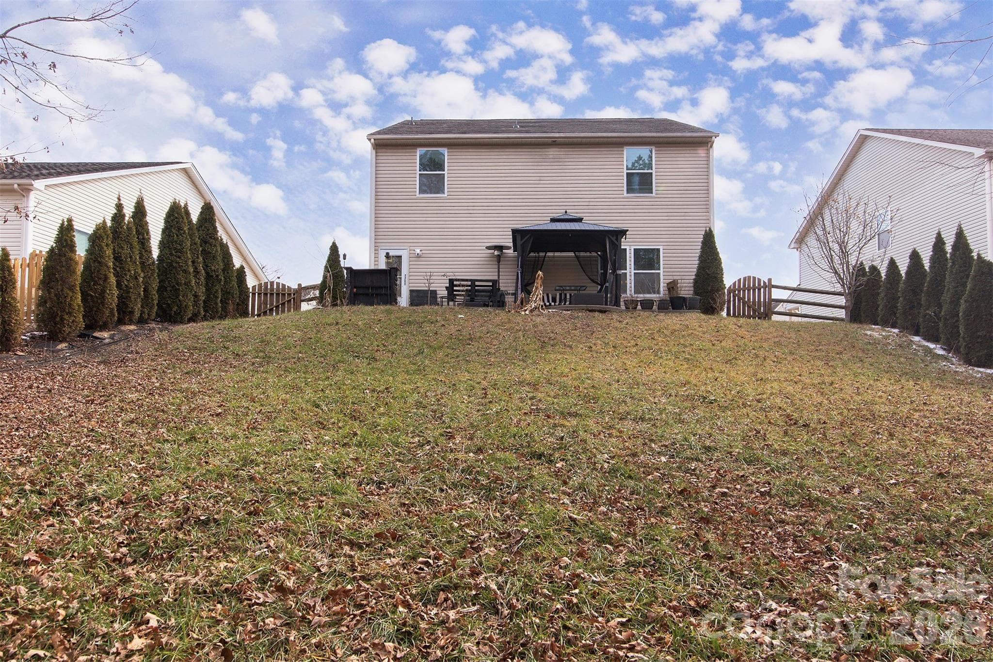 Backyard view of property - 12848 Clydesdale Drive, Midland