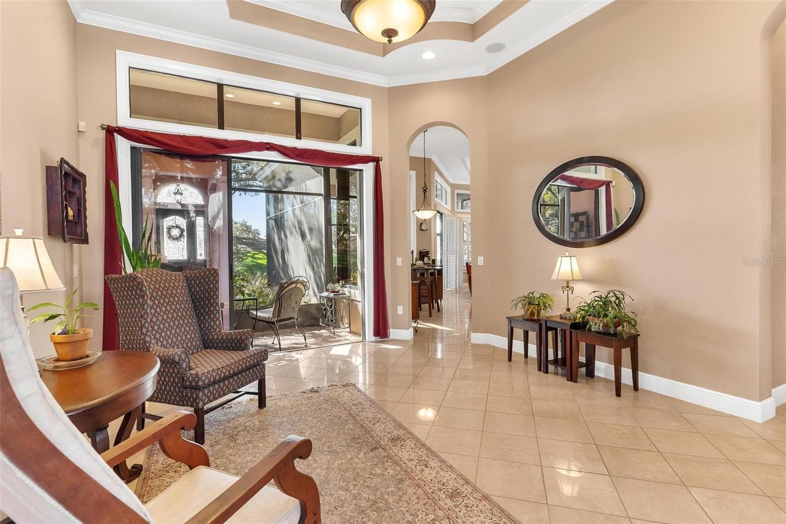 Private additional screen porch off Living Room area... - 26309 SAN GABRIEL, HOWEY IN THE HILLS
