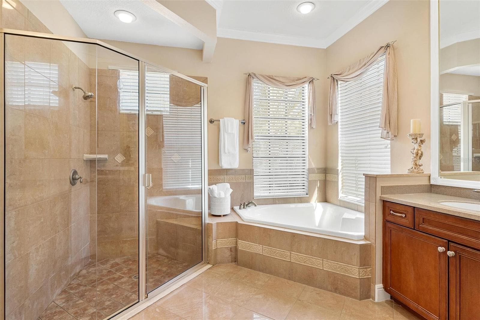 Primary Suite Bath gives you the spa like experience! - 26309 SAN GABRIEL, HOWEY IN THE HILLS