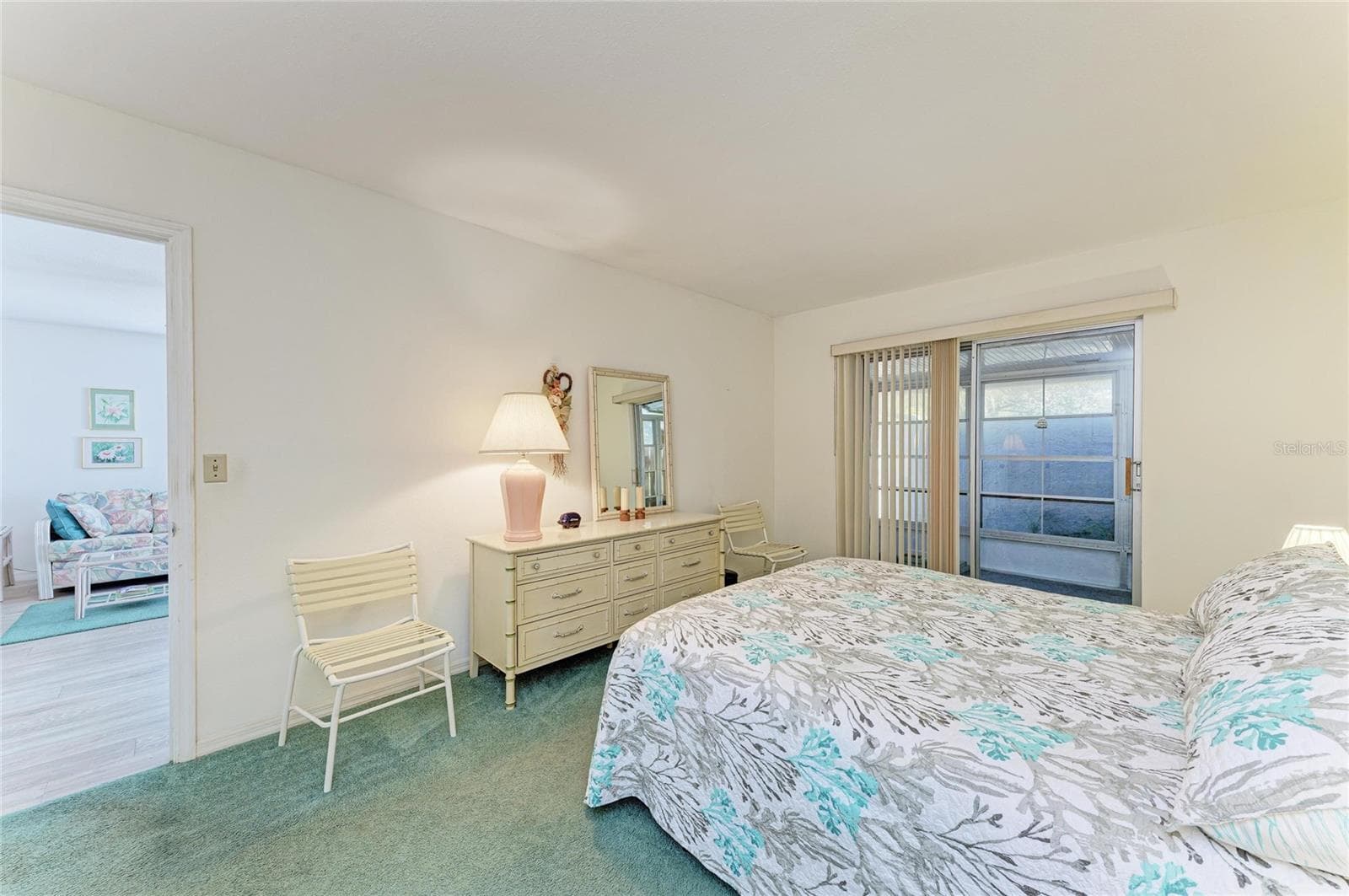 Master Bedroom has an extra room with vinyl windows. Use for storage or sitting room, etc. - 9417 KINGSTON DR #9417, BRADENTON