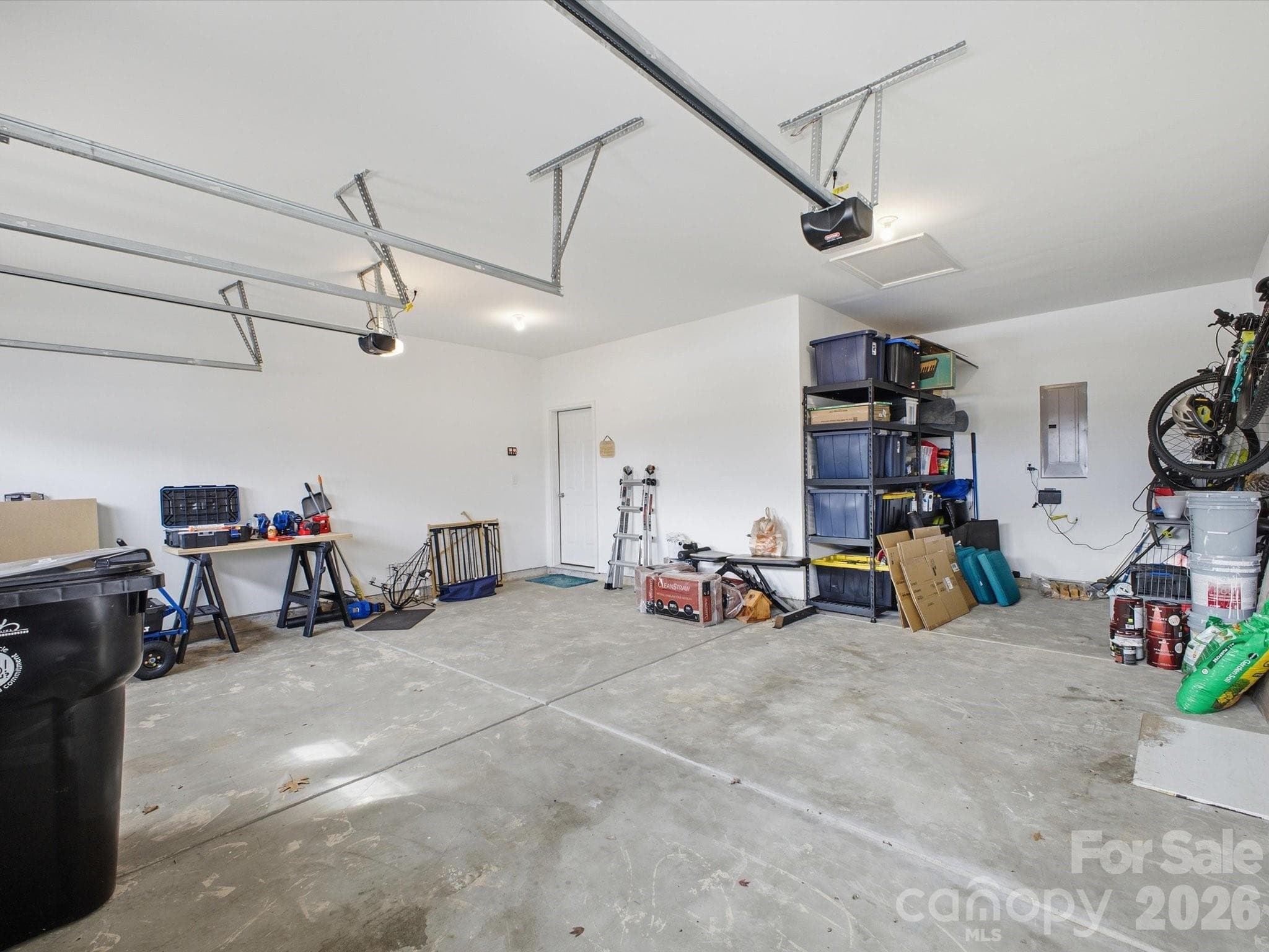 Garage w/extra storage space or golf cart niche - 1049 River Haven Avenue SW, Concord