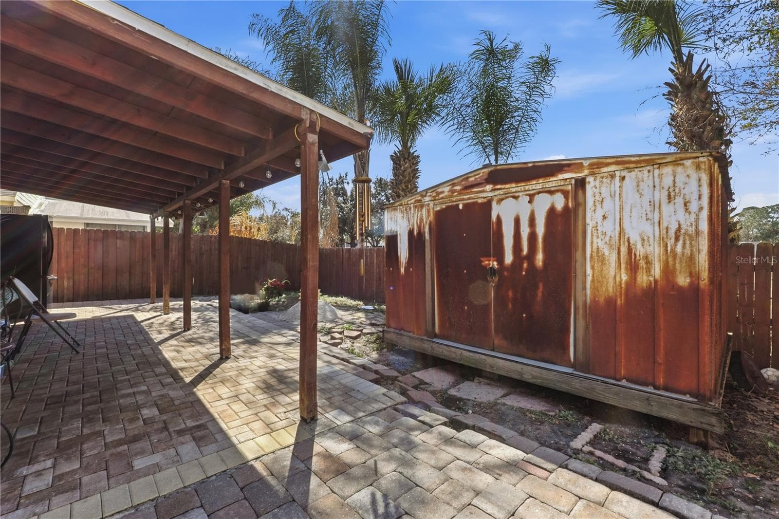 Pavers are being finalized. Large shed freshly painted, no leaks-in excellent condition. - 139 PLACID WOODS CT, SANFORD