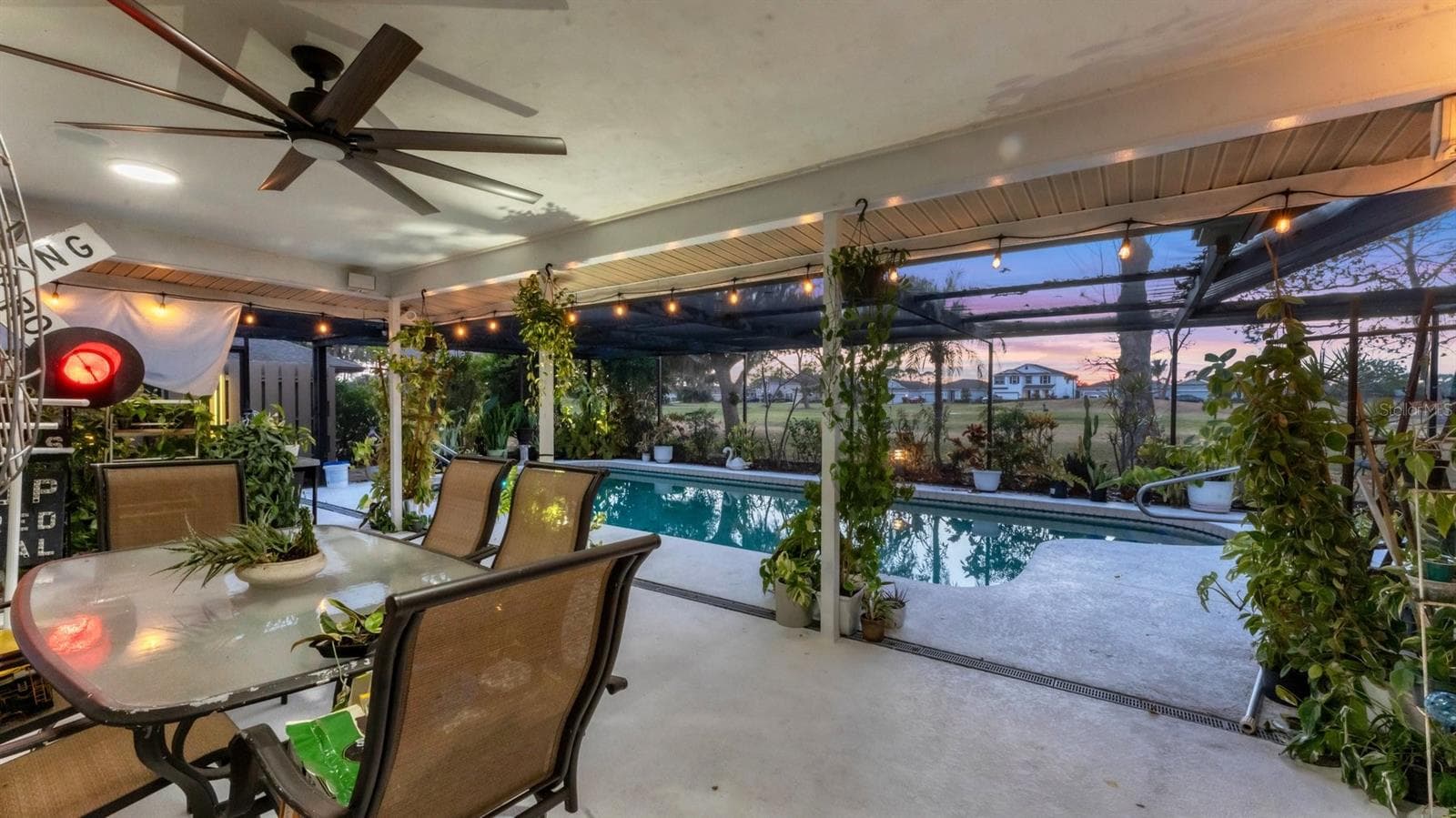 large covered lanai - 4076 SOUTHWELL WAY, SARASOTA