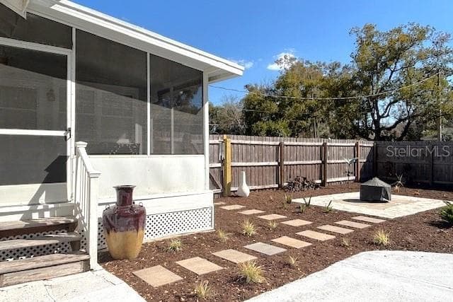 View of Back Screened Porch - 1245 N ALEXANDER ST, MOUNT DORA