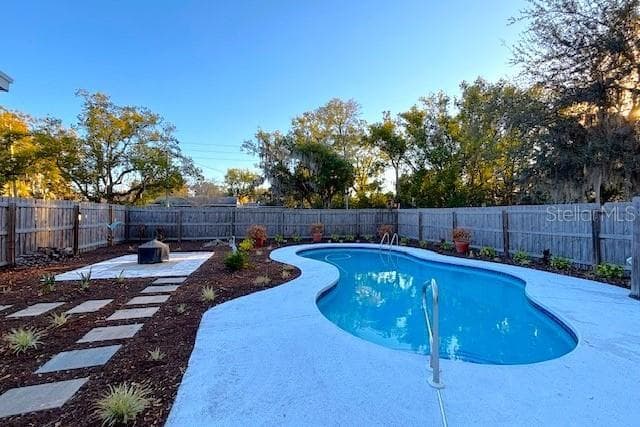 Pool - View from Porch - 1245 N ALEXANDER ST, MOUNT DORA