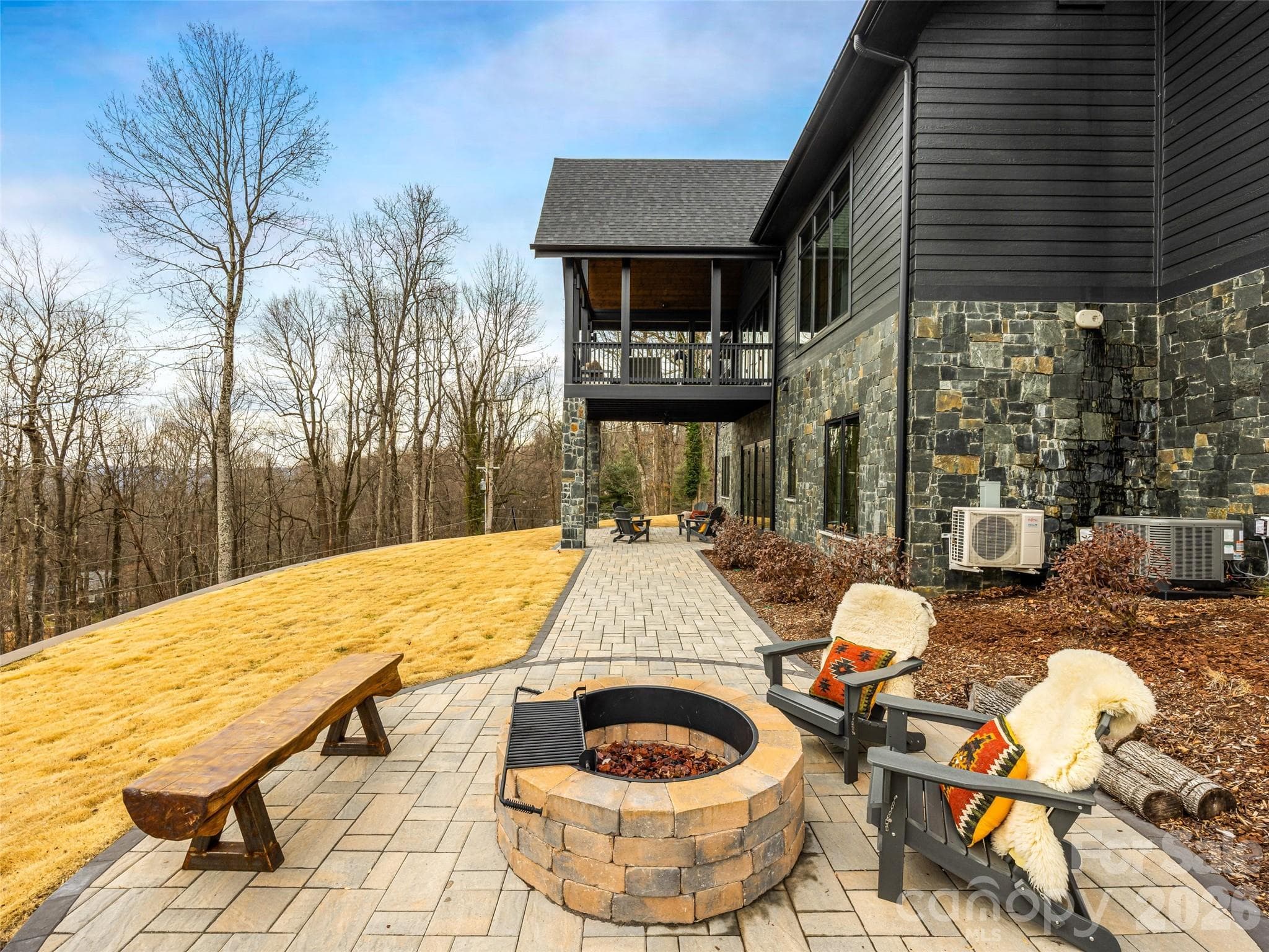 Expansive terrace-level outdoor space designed for entertaining and relaxation - 241 Tower Circle, Hendersonville