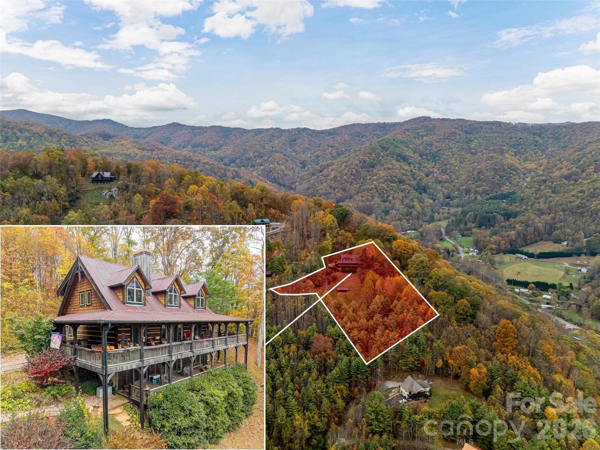 One of best view spots, gorgeous chink lodge retreat....Located near the Great Smoky National Park and 18 minutes to Waynesville or 10 minutes to Maggie Valley - Waynesville