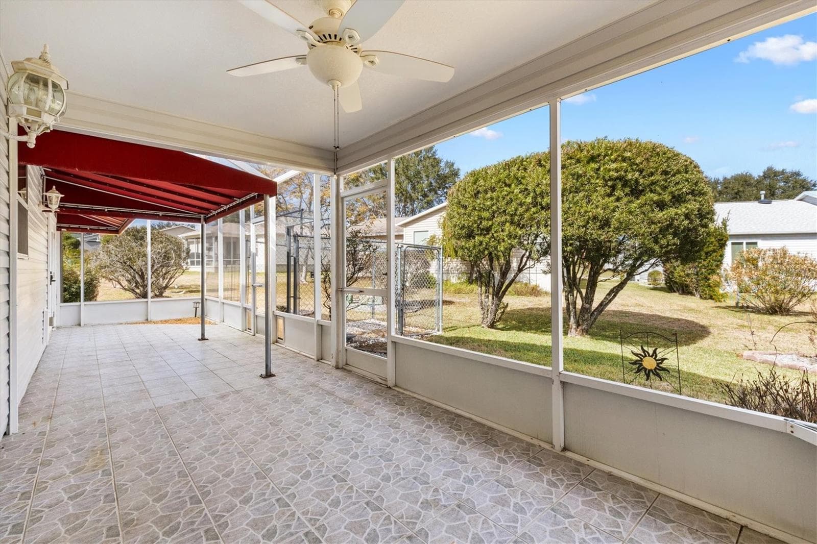 Lanai with Attached Birdcage - 9711 SE 171ST ARGYLL ST, THE VILLAGES