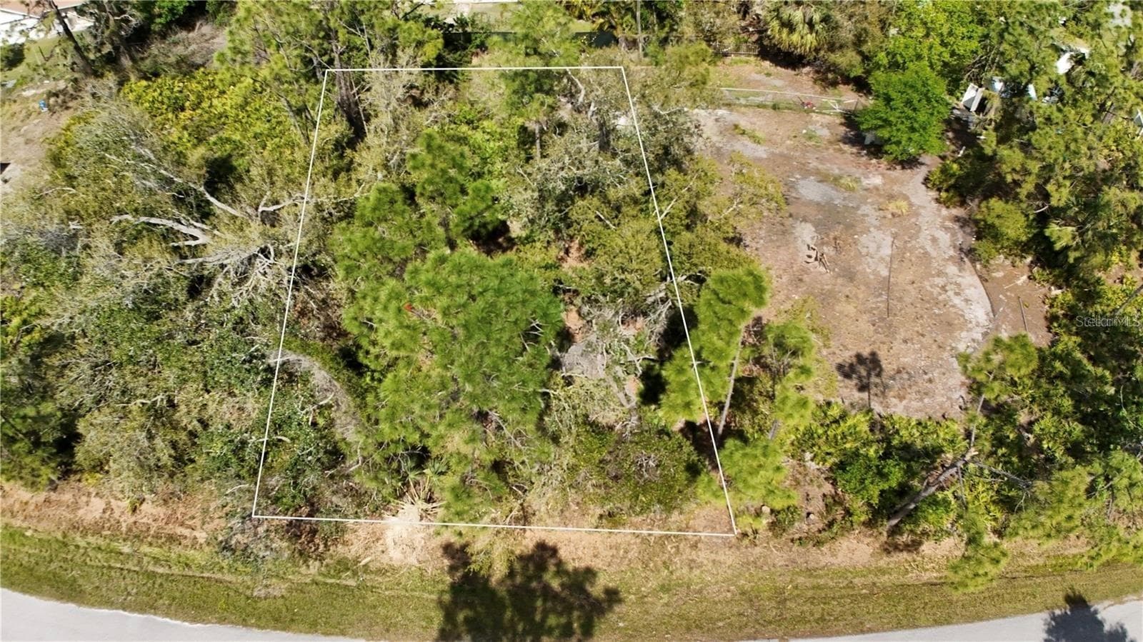 The lot dimensions are approximately 80 x 125. - 23332 AIRWAY AVE, PORT CHARLOTTE