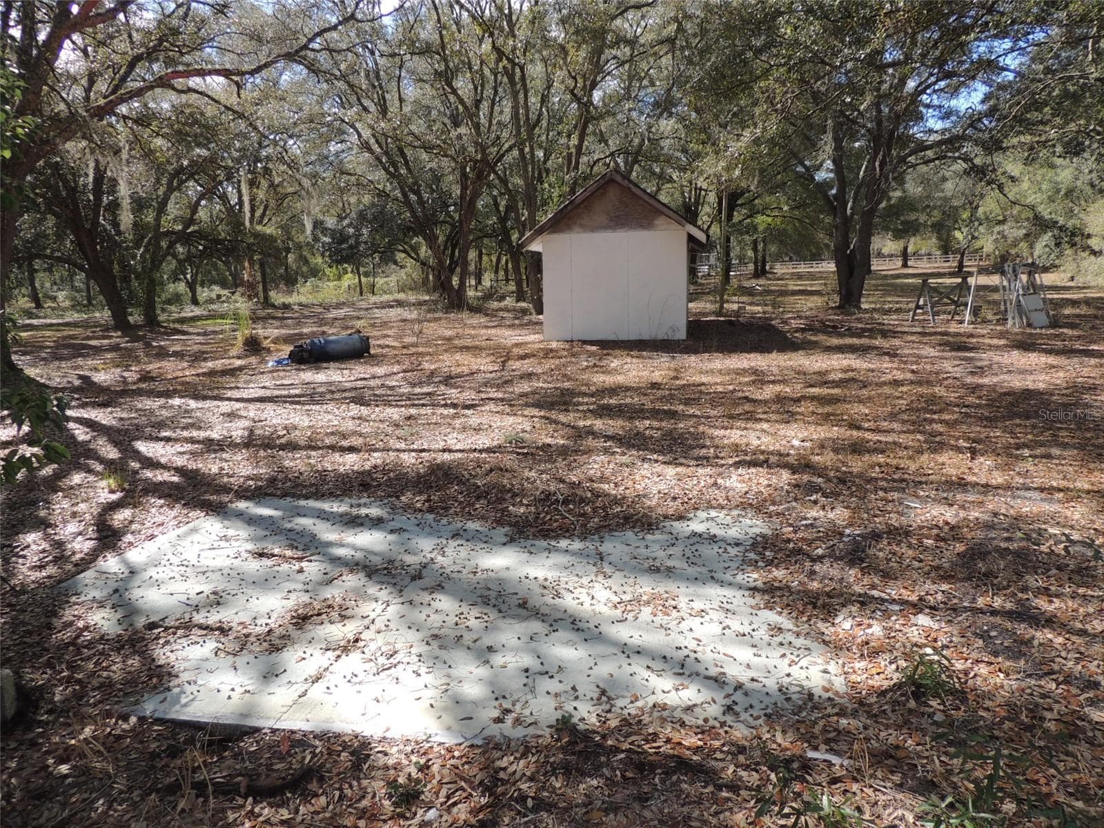 Existing slab near shop - 4551 SE 138TH TER, MORRISTON