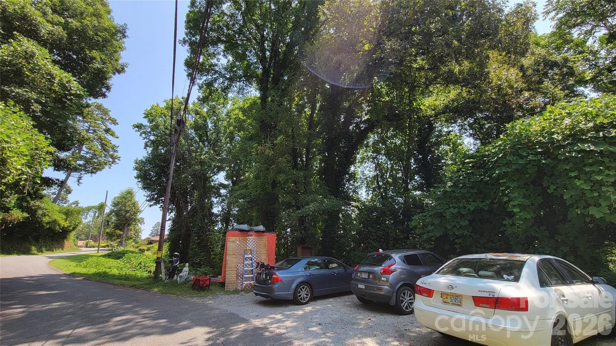 parking to the left of structure - 160 Cleveland Road, Tryon