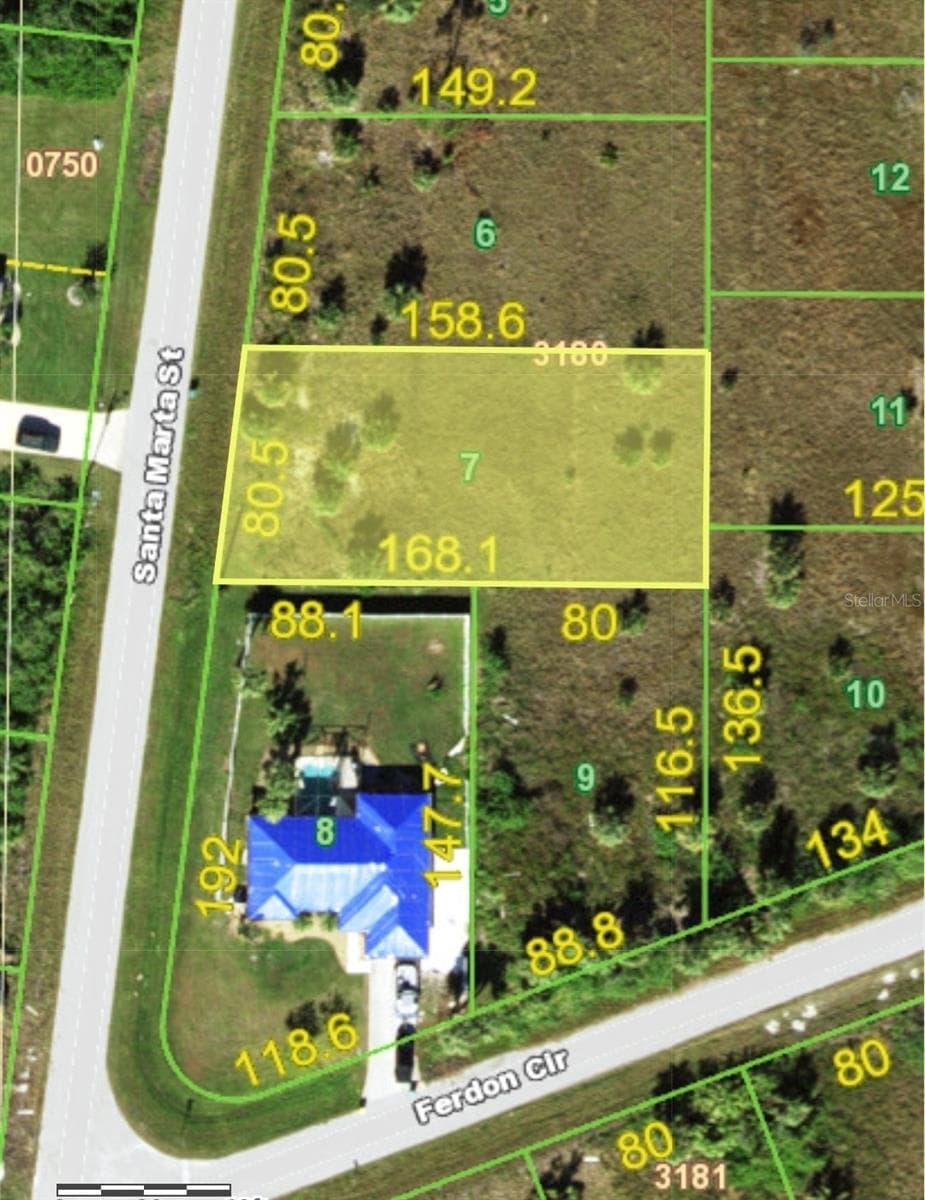 Land at 302 SANTA MARTA ST, PORT CHARLOTTE, photo 3 of 3