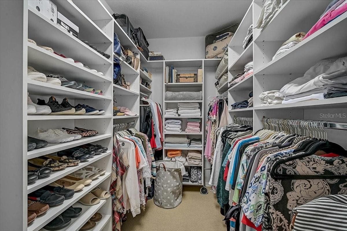 Primary Closet - 5072 KILTY CT E, BRADENTON