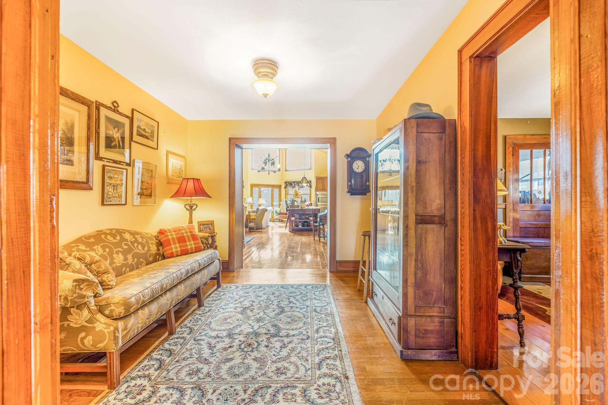 Original dining room now transitions between the original home and newer addition - 22 Mountain Spring Lane, Canton