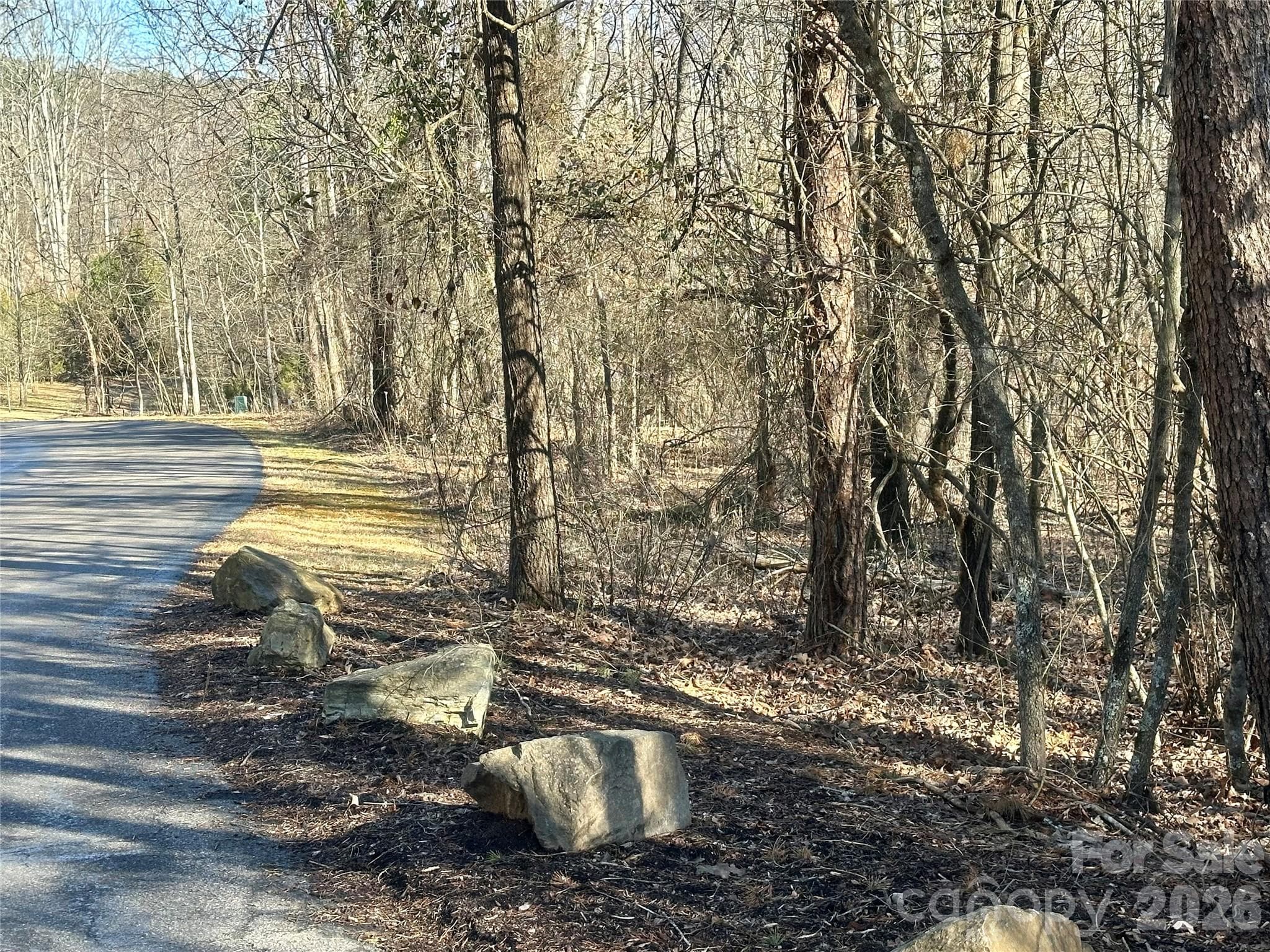 The Lot is easy to find look for these boulders! - Rutherfordton