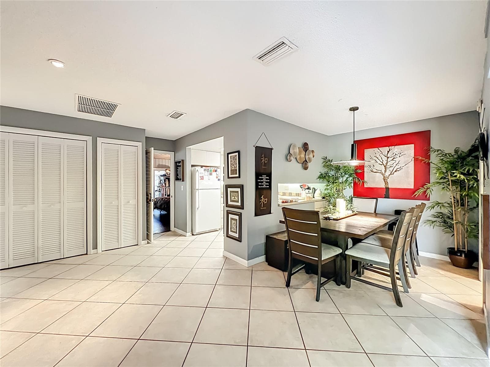Breakfast Nook and Kitchen from Family Room - 104 JUNIPER LN, LONGWOOD