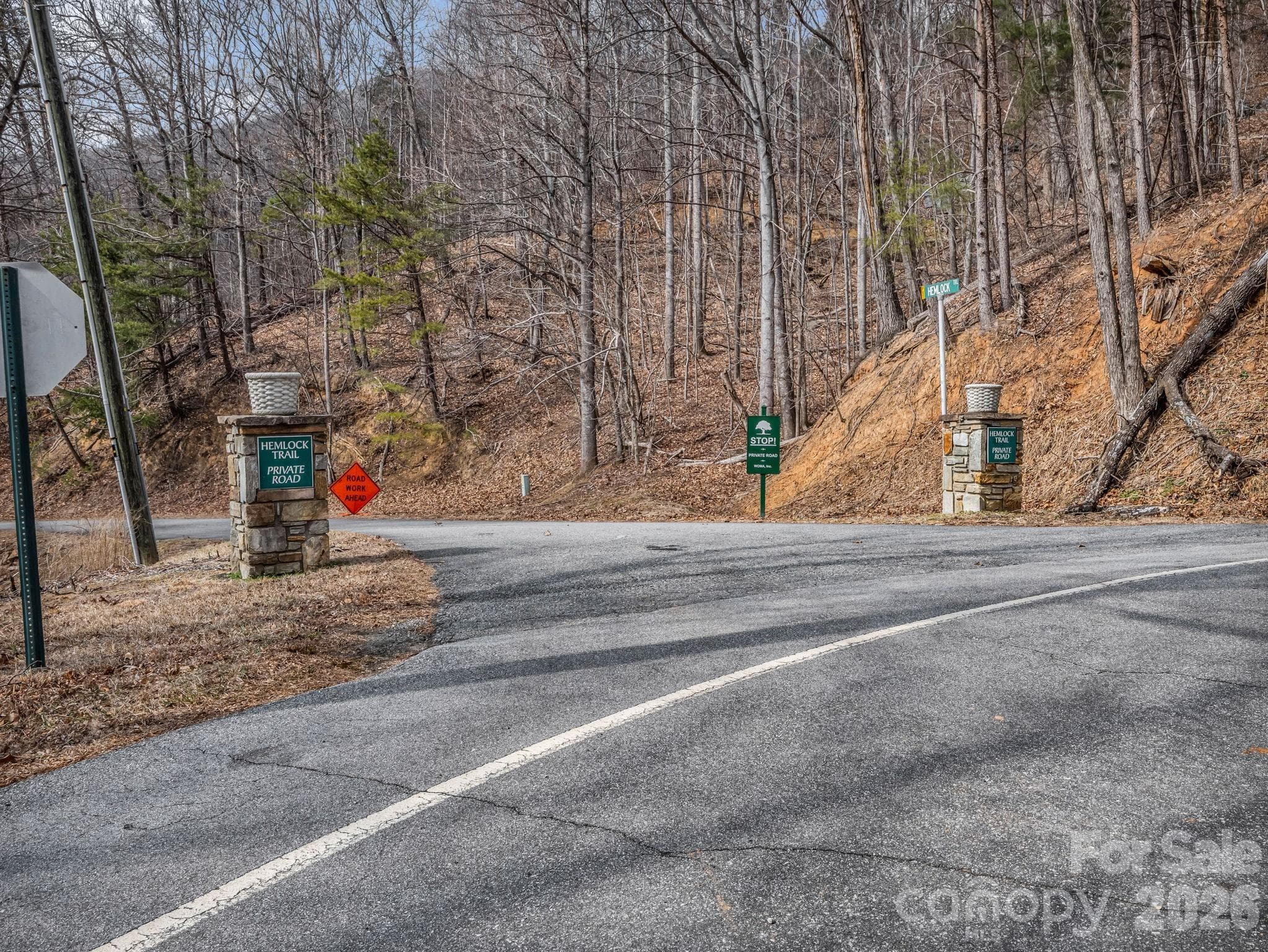 Hemlock Trail entrance signs off of Live Oak Ln - Lot #19 Hemlock Trail, Columbus