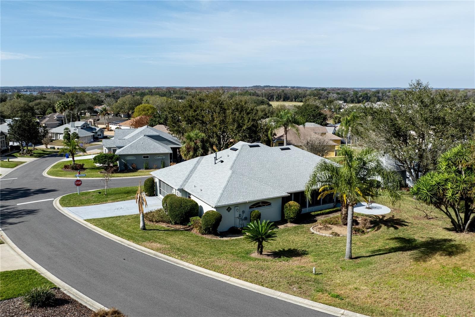Back aerial - 5732 FREEPORT DR, TAVARES