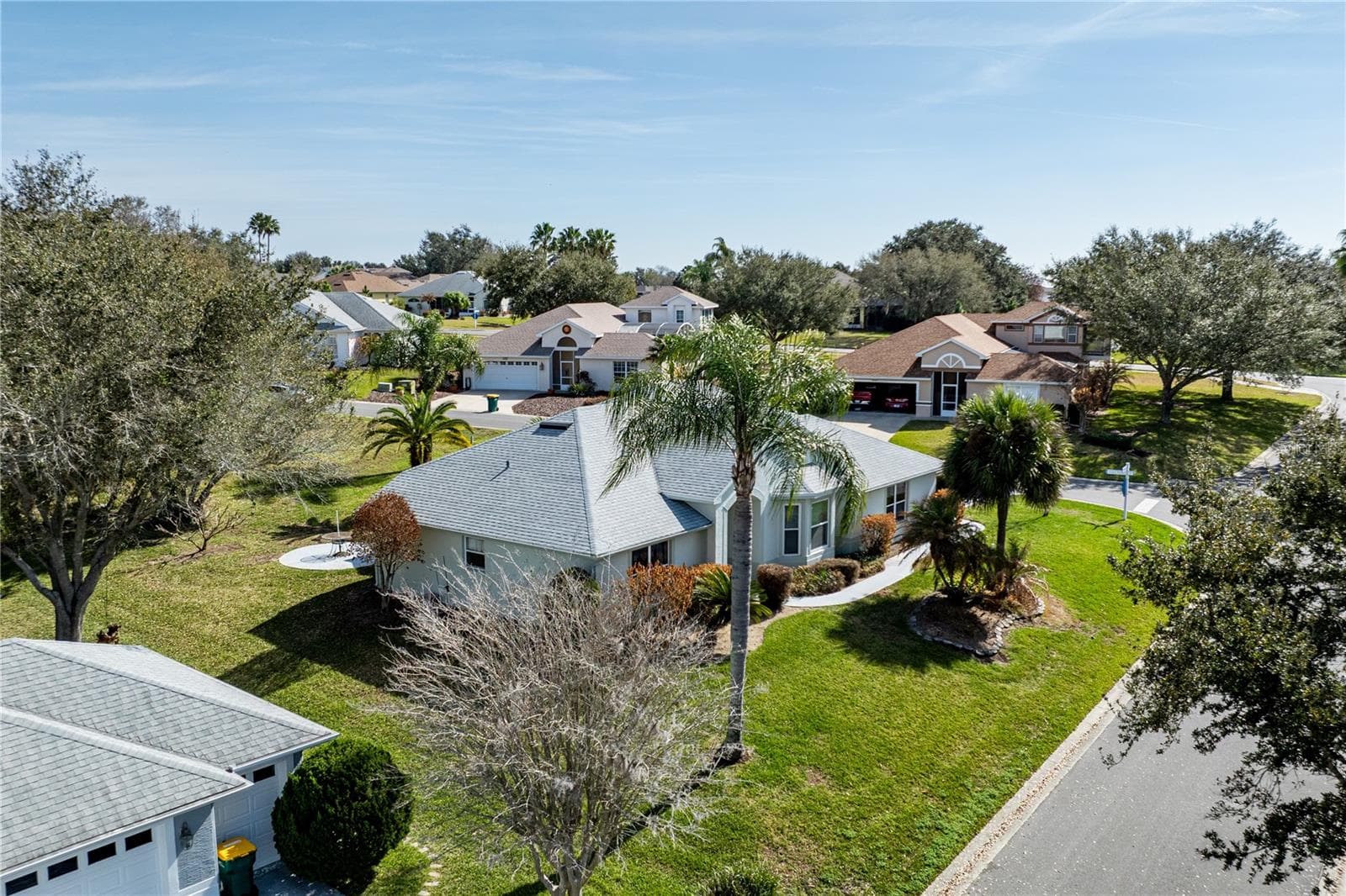 Left side aerial - 5732 FREEPORT DR, TAVARES