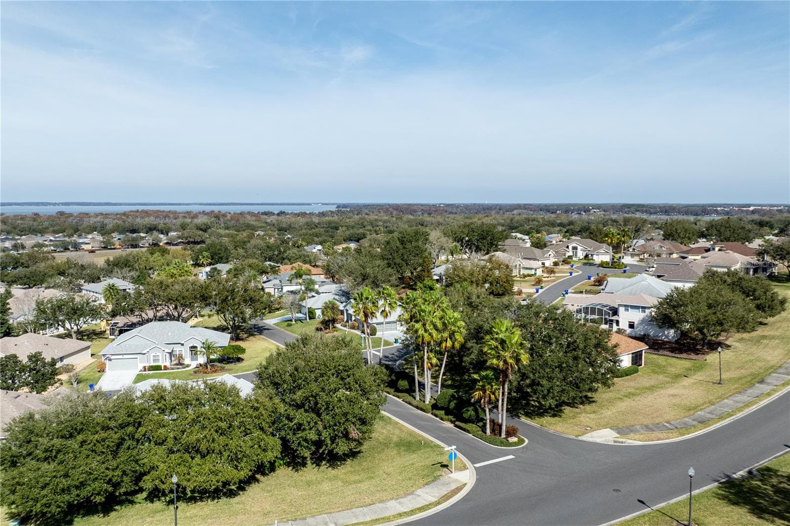 Lake Harris in the distance - 5732 FREEPORT DR, TAVARES