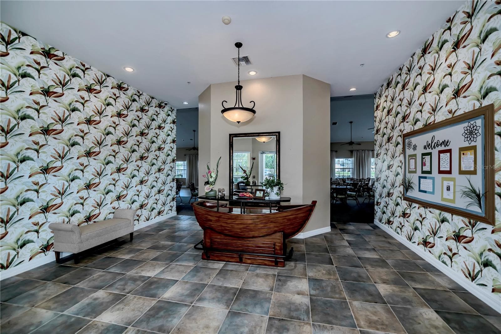 clubhouse interior - 25601 HERITAGE LAKE BLVD #46, PUNTA GORDA
