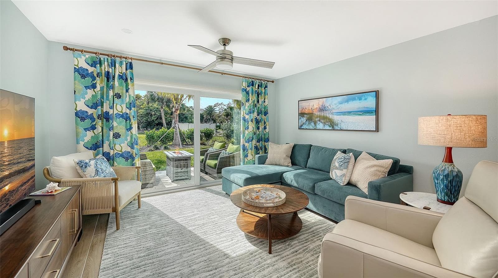 View to back patio. - 4720 GULF OF MEXICO DR #Villa 2, LONGBOAT KEY