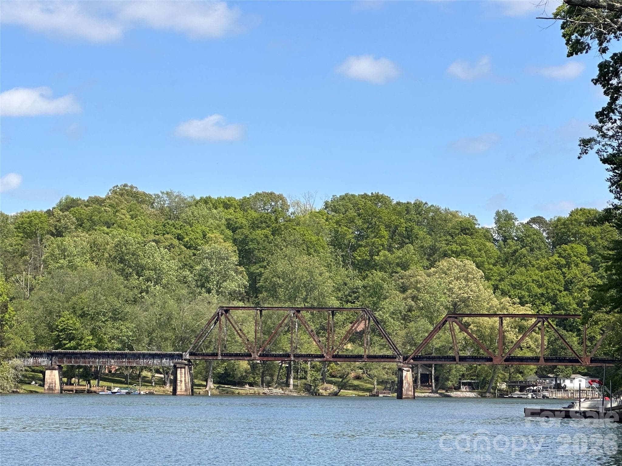 View toward the east from the dock - Hickory