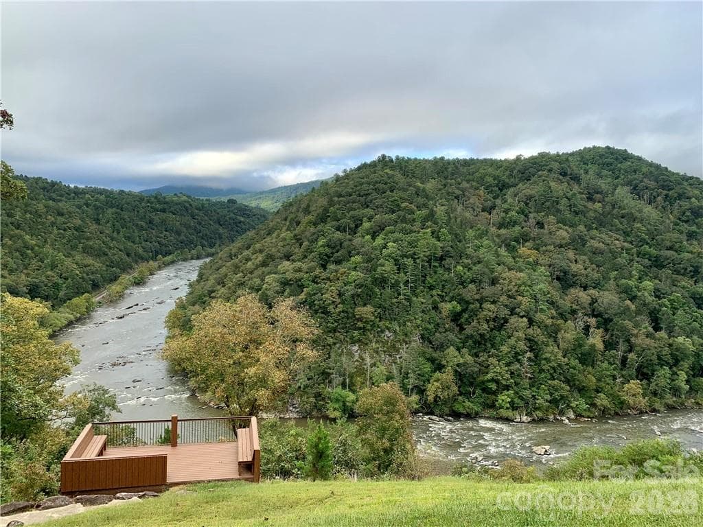 Deck view from the River Lodge - French Broad Crossing, Marshall