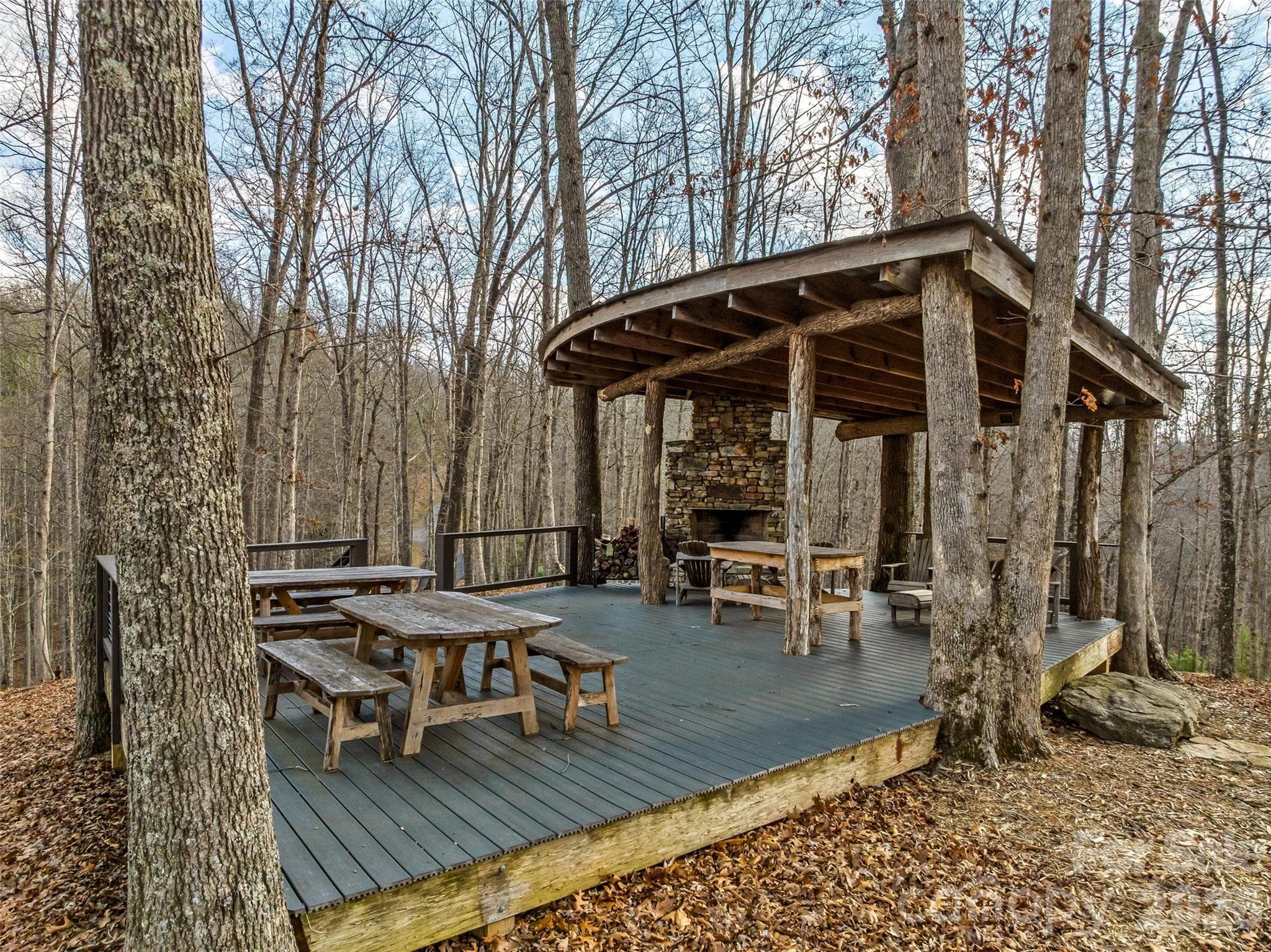 Treehouse area is located across from this lot! - French Broad Crossing, Marshall